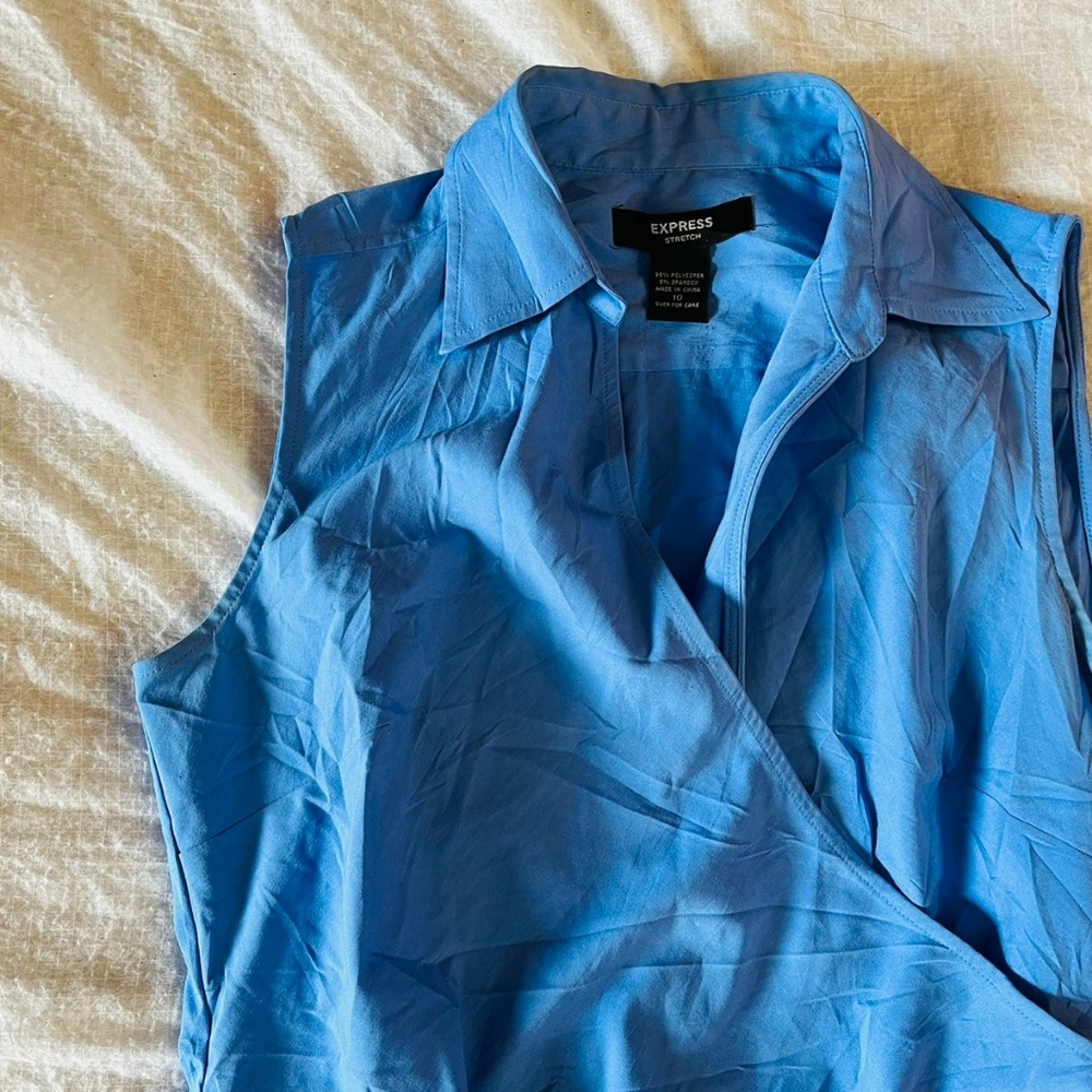 EXPRESS blue top - Picture 15 of 15